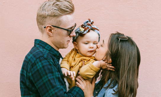 mother kissing her daughter 3662849 v2